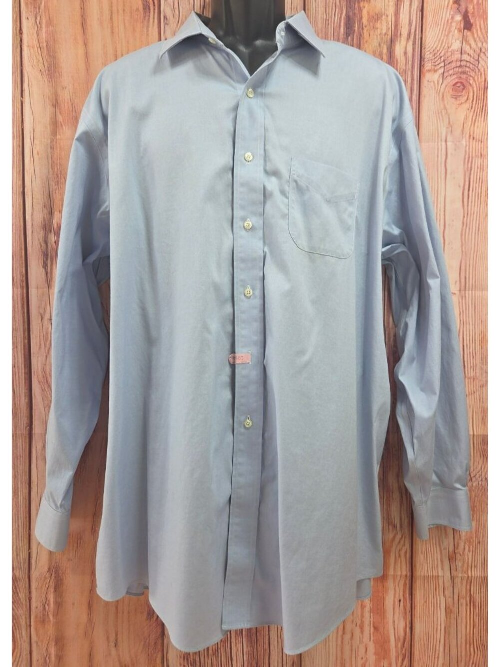 Brooks Brothers Mens Madison Fit Blue Non-Iron Dress Shirt 18-35 Supima Cotton B